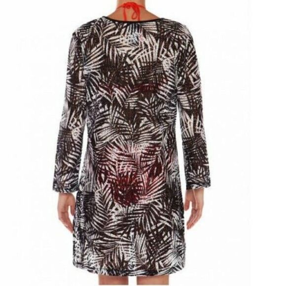 Swim Coverup Size Small Black & White Mario Serrani - Picture 3 of 13